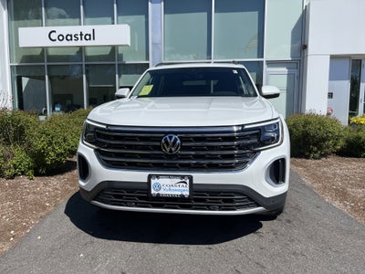 2026 Volkswagen Atlas 2.0T SE w/Technology w/captains chairs, panoramic sunroof and black wheel package