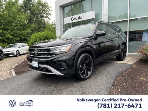 2023 Volkswagen Atlas 3.6L V6 SE w/Technology W/Panoramic Sunroof & Black Wheel Package