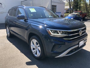 2021 Volkswagen Atlas 3.6L V6 SE w/Technology W/Panoramic Sunroof &amp; Captains Chairs