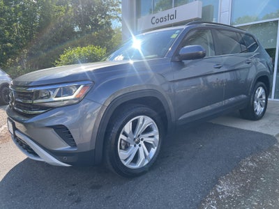 2022 Volkswagen Atlas 3.6L V6 SE w/Technology W/Panoramic Sunroof & Captains Chairs