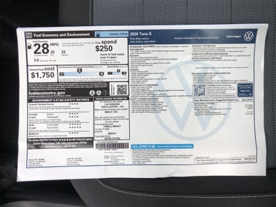 2026 Volkswagen Taos S