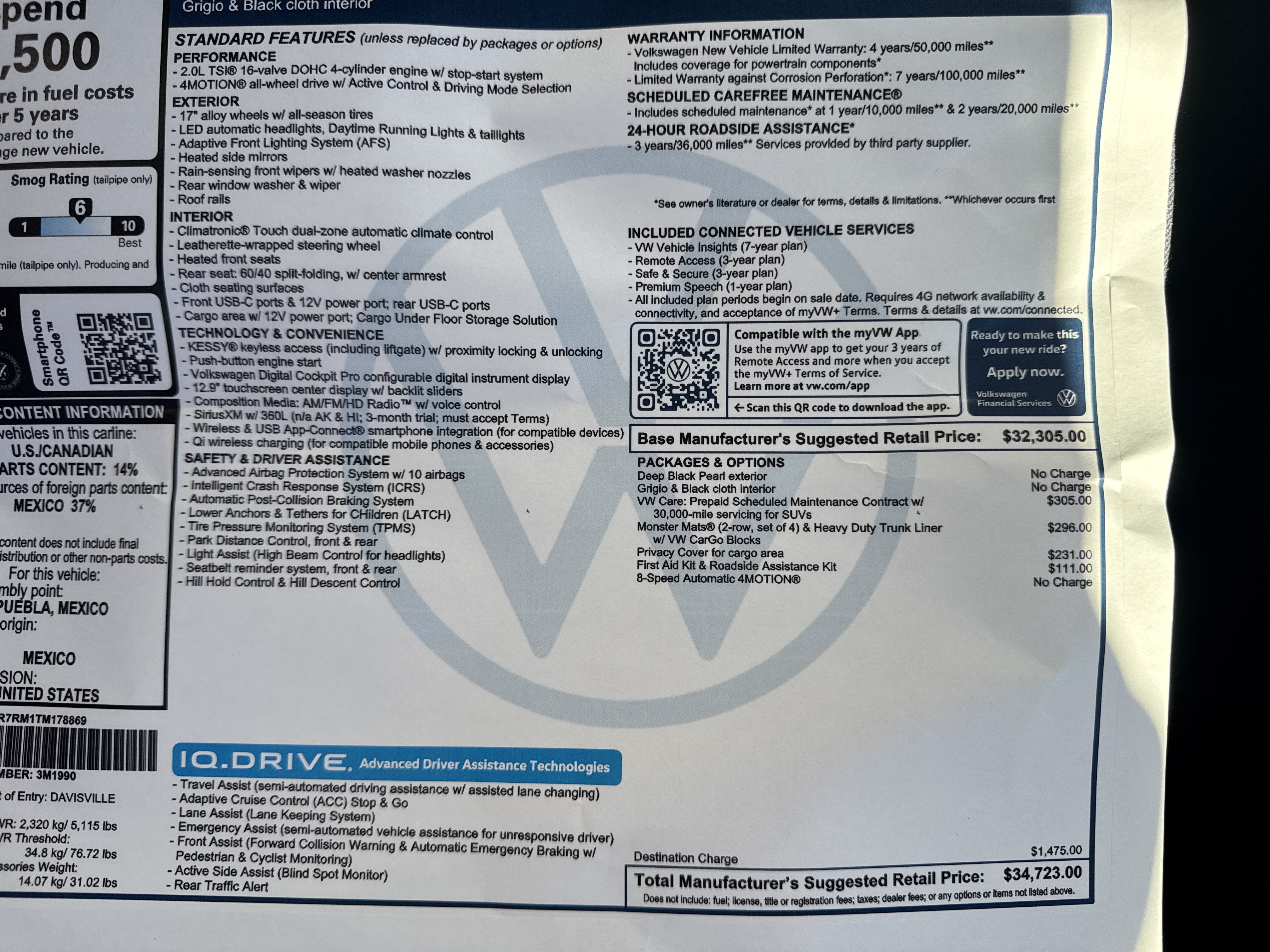 2026 Volkswagen Tiguan S