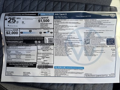 2026 Volkswagen Tiguan S