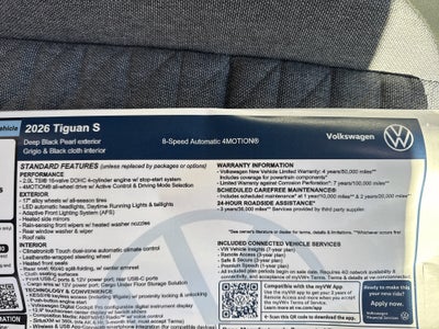 2026 Volkswagen Tiguan S