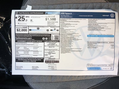 2026 Volkswagen Tiguan S