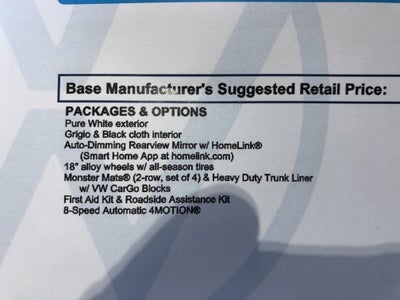 2026 Volkswagen Tiguan S