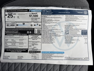 2026 Volkswagen Tiguan S