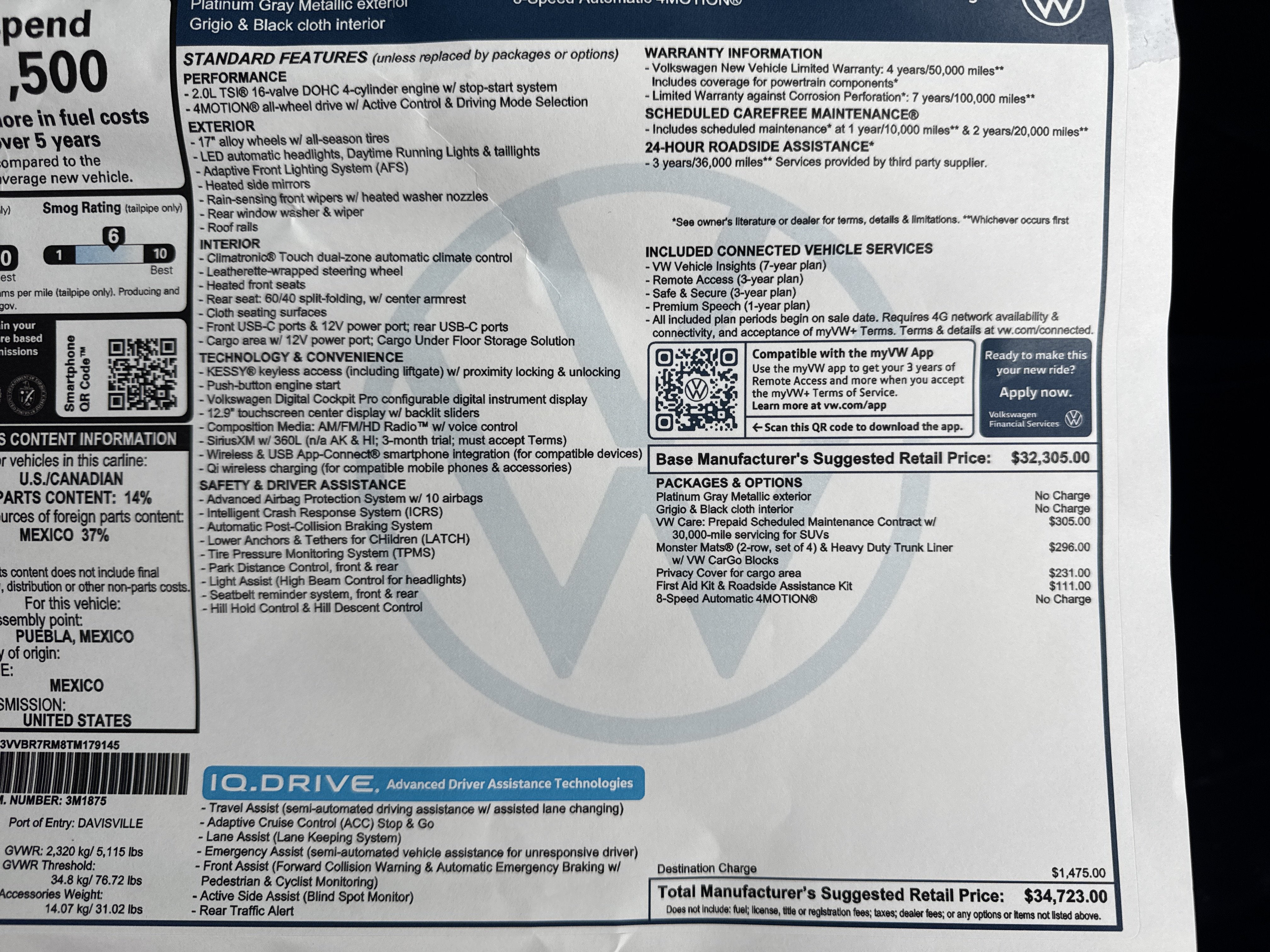 2026 Volkswagen Tiguan S