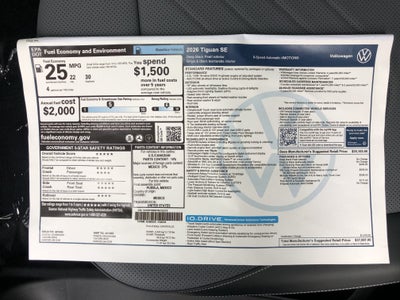 2026 Volkswagen Tiguan SE