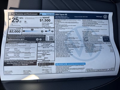 2026 Volkswagen Tiguan SE