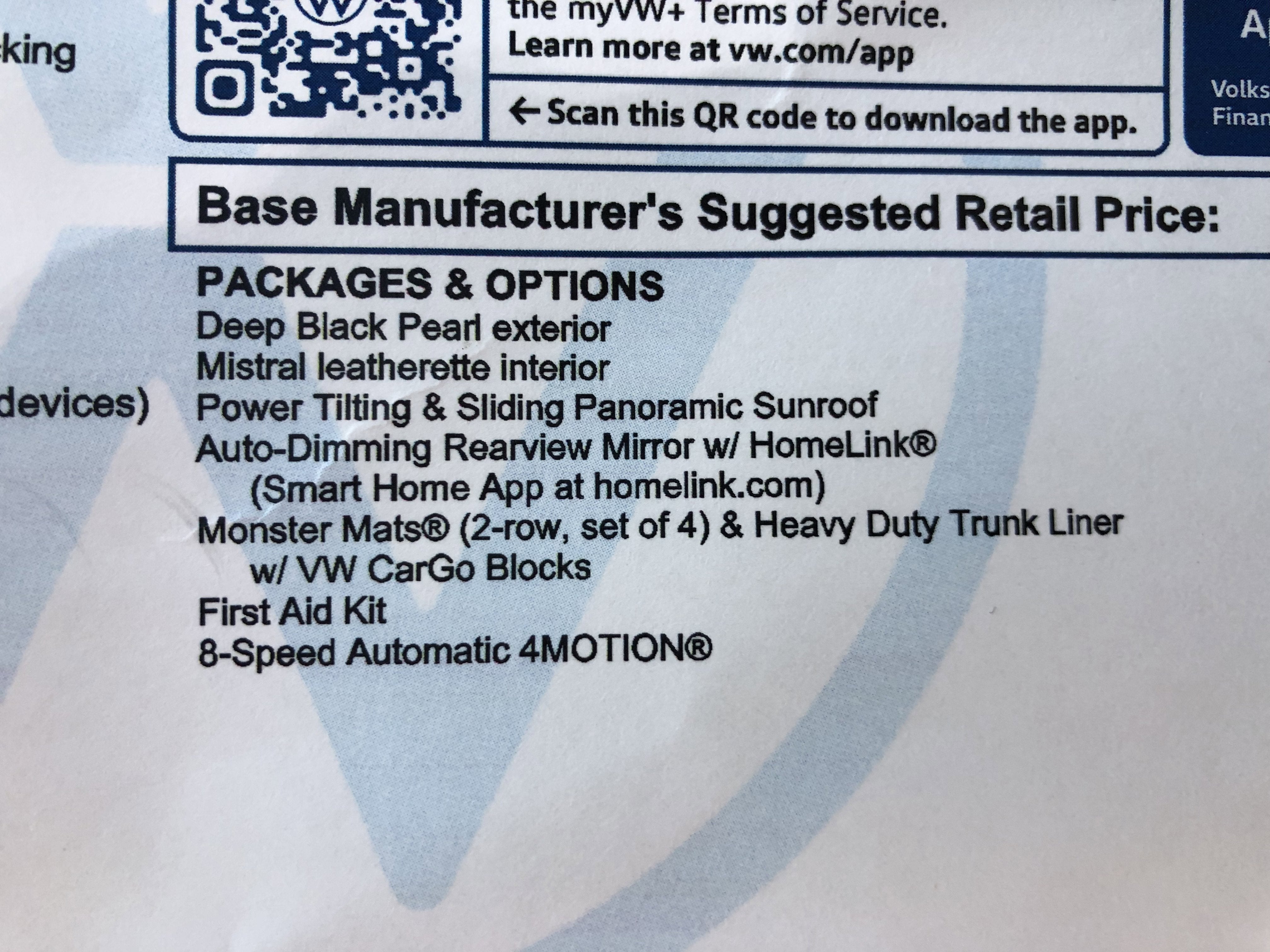 2026 Volkswagen Tiguan SE w/panoramic sunroof