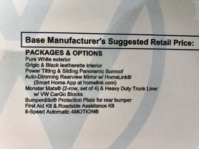 2026 Volkswagen Tiguan SE w/panoramic sunroof