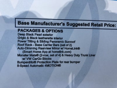2026 Volkswagen Tiguan SE w/panoramic sunroof