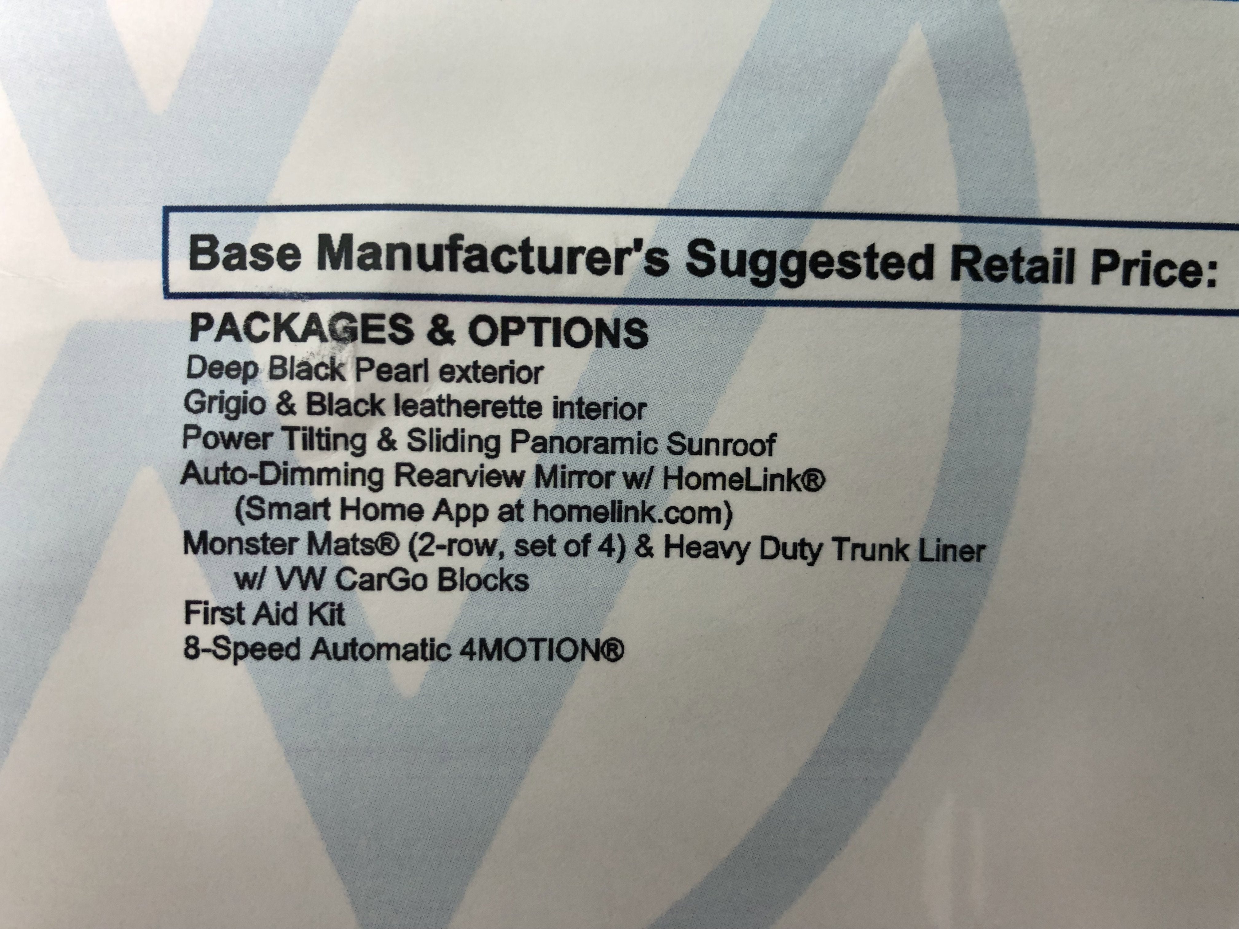 2026 Volkswagen Tiguan SE w/panoramic sunroof