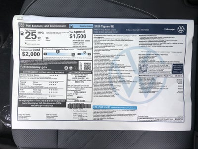 2026 Volkswagen Tiguan SE