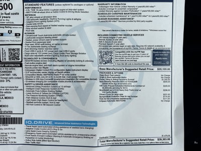 2026 Volkswagen Tiguan SE w/panoramic sunroof