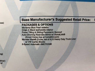 2026 Volkswagen Tiguan SE w/panoramic sunroof