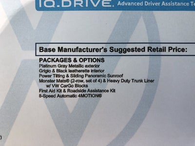 2026 Volkswagen Tiguan SE w/panoramic sunroof