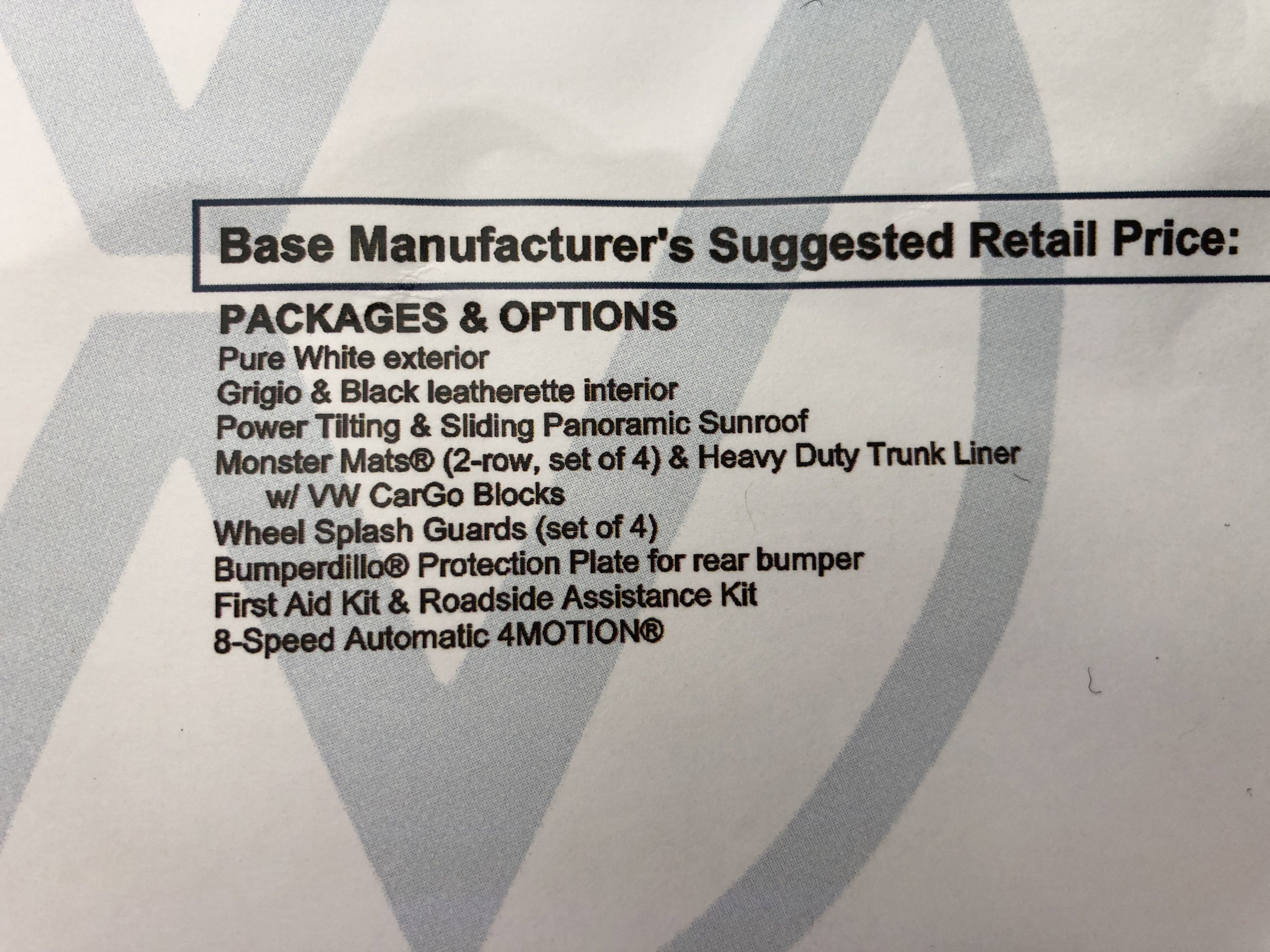 2026 Volkswagen Tiguan SE w/panoramic sunroof