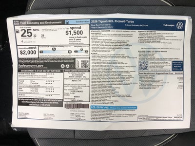 2026 Volkswagen Tiguan SEL R-Line Turbo