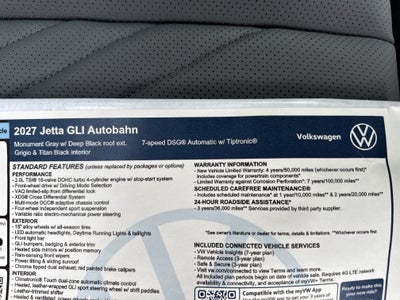 2027 Volkswagen Jetta GLI Autobahn