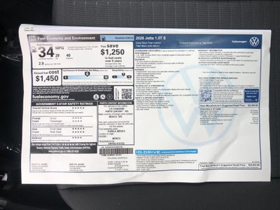 2026 Volkswagen Jetta S