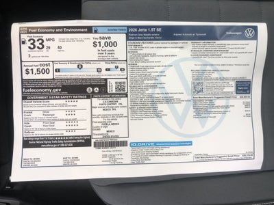 2026 Volkswagen Jetta SE