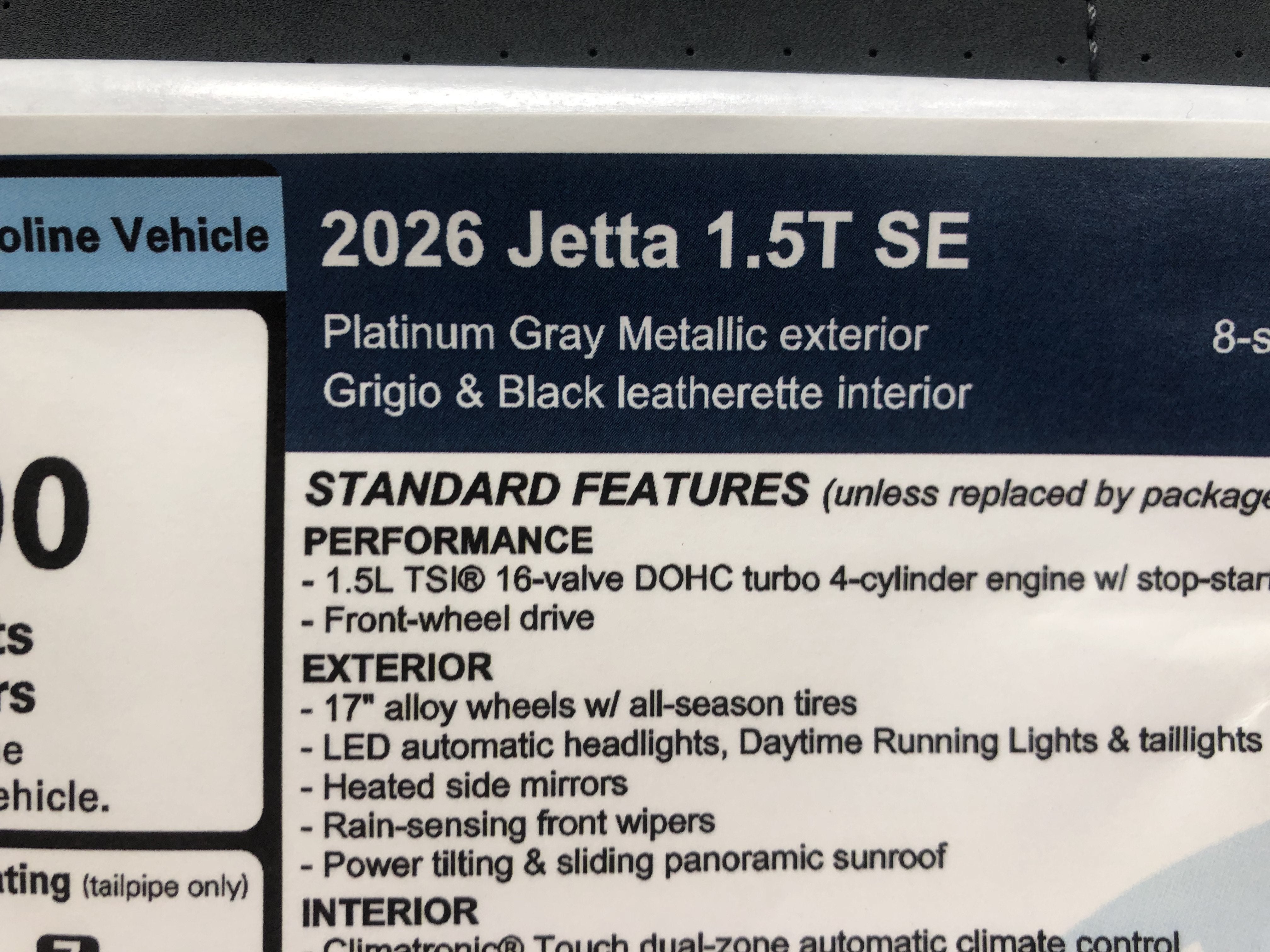 2026 Volkswagen Jetta SE