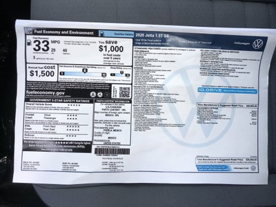 2026 Volkswagen Jetta SE