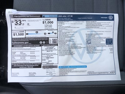 2026 Volkswagen Jetta SE