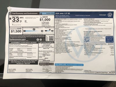 2026 Volkswagen Jetta SE