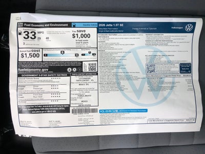 2026 Volkswagen Jetta SE