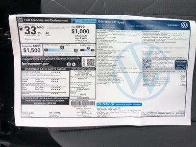2026 Volkswagen Jetta Sport