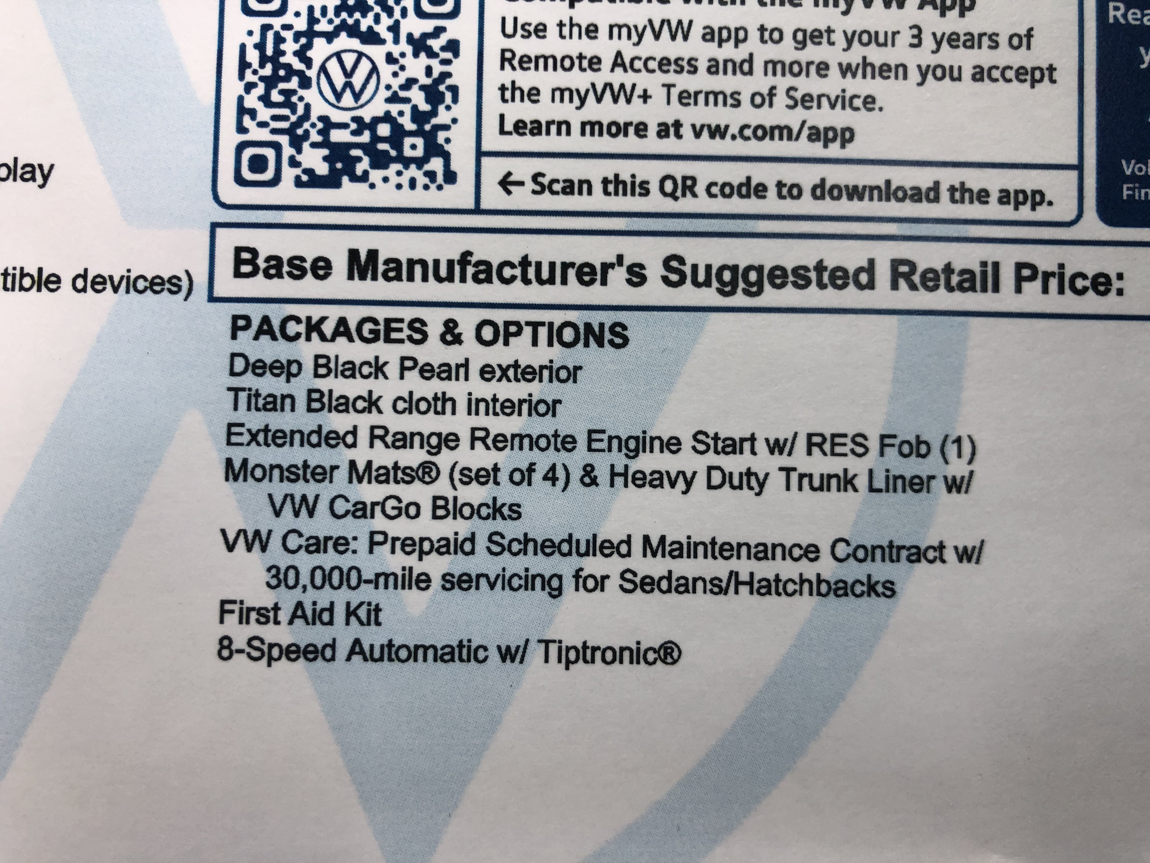 2026 Volkswagen Jetta Sport w/ext. range remote starter