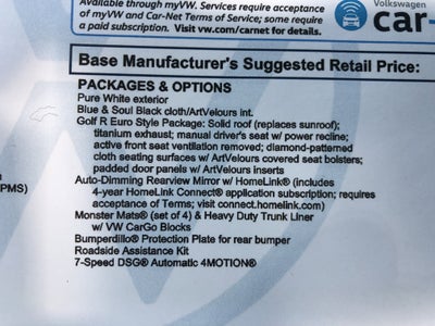 2025 Volkswagen Golf R Black Edition