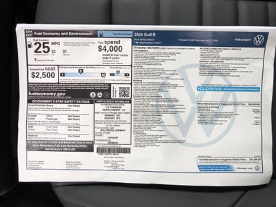 2026 Volkswagen Golf R 2.0T