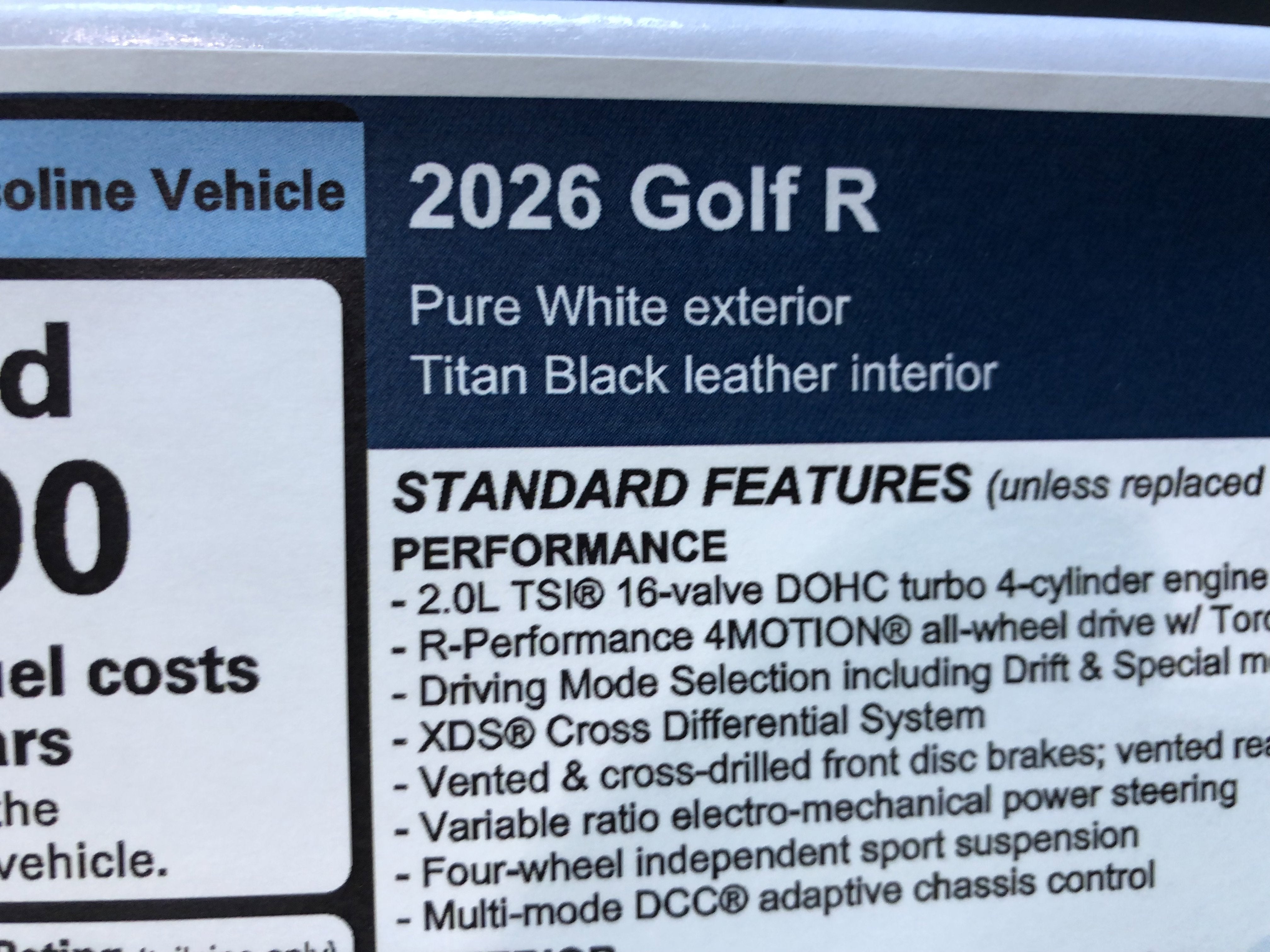 2026 Volkswagen Golf R 2.0T