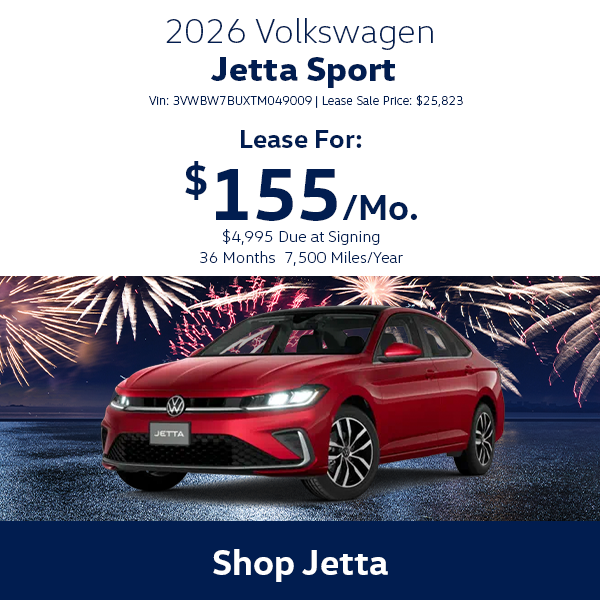 Volkswagen Jetta Special Offer in Hanover, MA