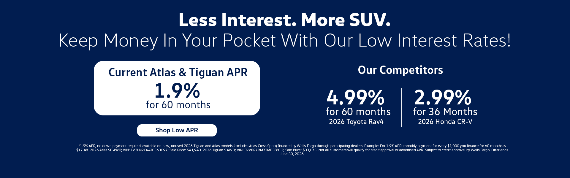 Volkswagen Finance Special Offers in HAnover, MA